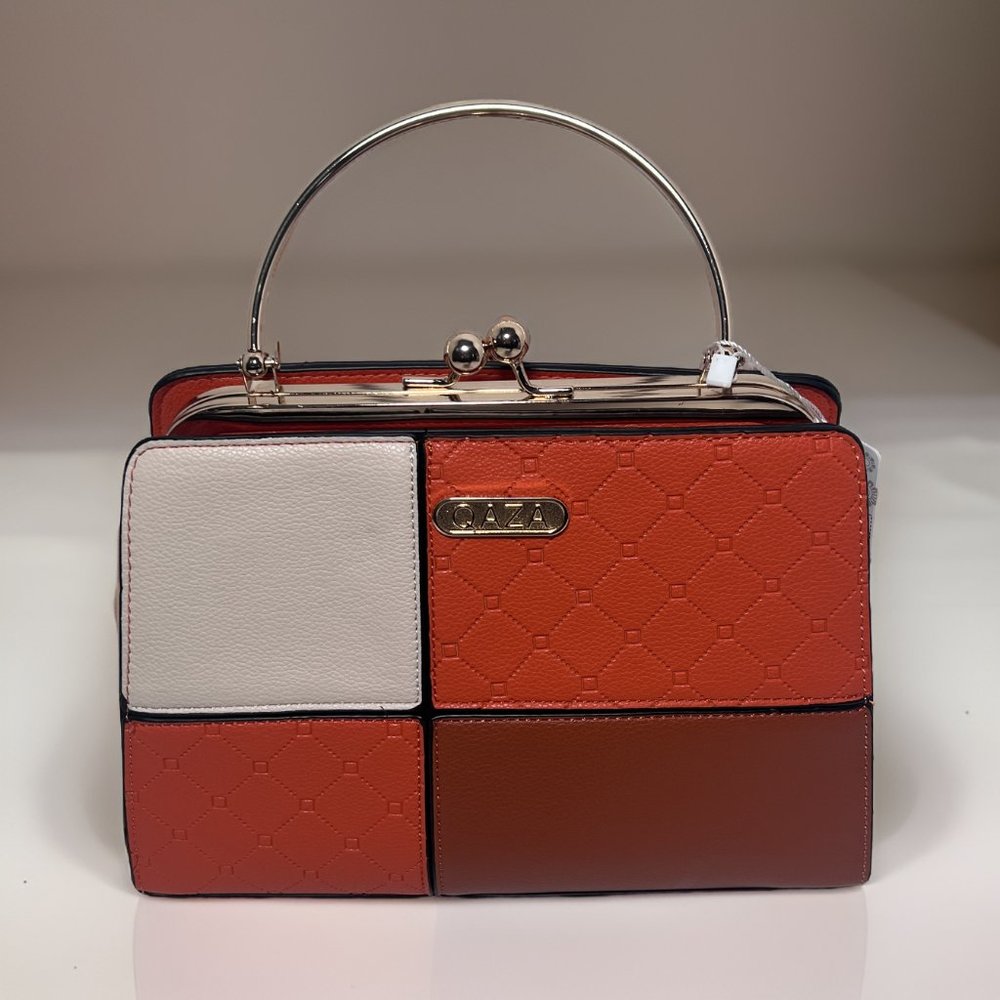 Qaza Color Block Handbag